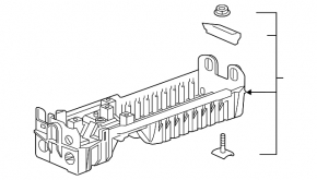 Battery tray Chevrolet Cruze 16-