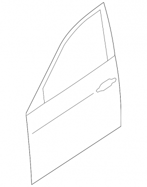 Door bare front right Subaru Forester 14-18 SJ