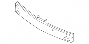 Nissan Altima 19-22 Front Bumper Reinforcement