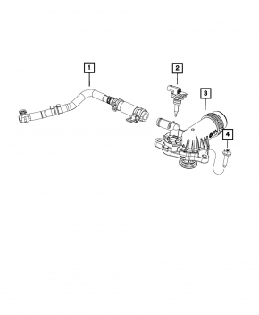 Chrysler Pacifica 16-26 3.6 Thermostat Cover