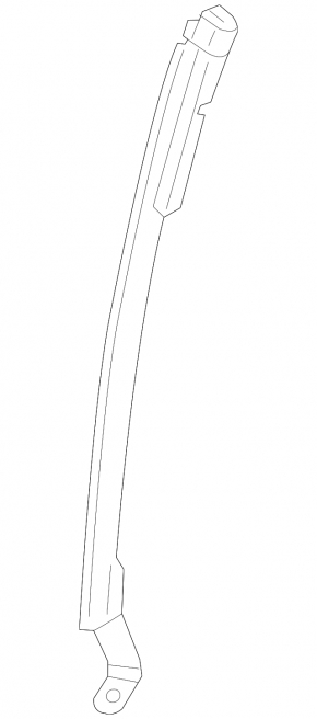 Rear right door glass guide Honda Clarity 18-21 usa