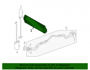 Audi Q7 4L 10-15 Oil Cooling Radiator