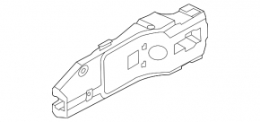 Front left door handle mechanism VW Touareg 11-17 under keyless