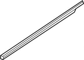 Molding door-glass central front left Infiniti JX35 QX60 13-