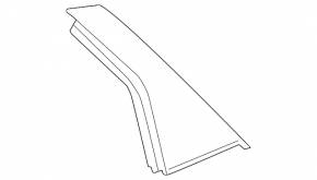 Door trim side rear rear right Chevrolet Impala 14-20 spiderweb