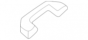 Hyundai Tucson 2022-25 rear left ceiling handle, gray