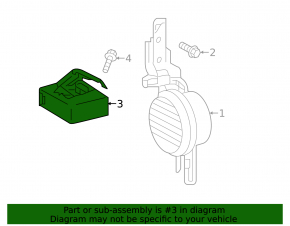 Controller, vehicle approaching speaker Toyota Prius V 12-17