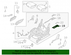 Rear right seat runner trim (2nd row) rear left Kia Sorento 21-26 HEV, PHEV black, scratches