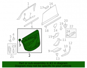 Door trim, rear right card, Audi A4 B8 13-16 rest, black, with black leather insert, black leather armrest, sedan without curtain, molding with dark wood structure, with buttons, scratches, broken fasteners, tears
