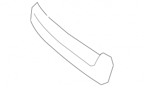Right radiator grille molding for Subaru Impreza 12-14 chrome