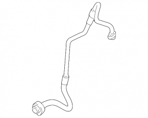 Air conditioning tube condenser-compressor Porsche Panamera 10-16 3.0, 4.8