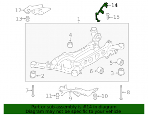 Rear right body tilt sensor for Porsche Macan 15-26 with a heavy-duty