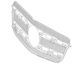 Bracket radiator grill grill Mercedes GLS-class X166 17-19 for camera OEM