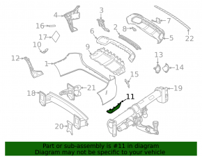 Left rear bumper cover Mercedes X167 GLS 450 580 20-26 AMG pkg