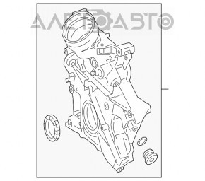 Oil filter housing for Mercedes GLC 300 16-19 internal combustion engine