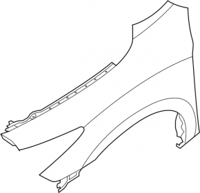 Front right wing Infiniti JX35 QX60 13-
