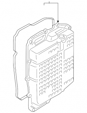 Automatic transmission pan Lincoln Nautilus 19-23 8F57