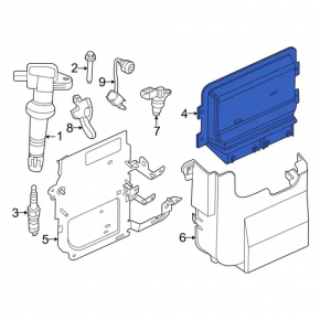 ECU block engine computer Ford Escape MK4 20- hybrid, plug-In
