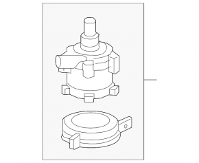 Cooling pump VVB Chevrolet Bolt EUV 22-23 with bracket