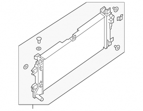 Radiator cooling water Nissan Leaf 18-