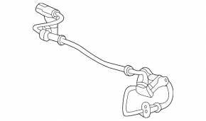 Front left ABS sensor for Cadillac ATS 13-19
