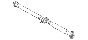 Rear driveshaft for BMW X5 F15 16-18 plug-in AWD