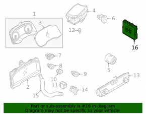 Mitsubishi Outlander 22-25 climate control unit