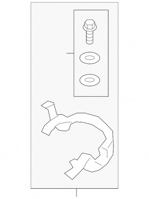 Front right brake hose Volvo S60 19-25