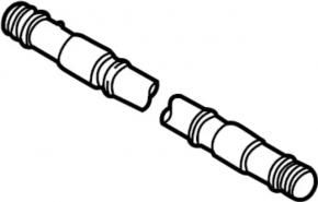 Drive axle shaft front left Infiniti FX35 03-08