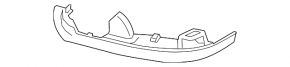 Right side mirror cover for BMW X3 F25 15-17 (lower, without camera), Shadow Line