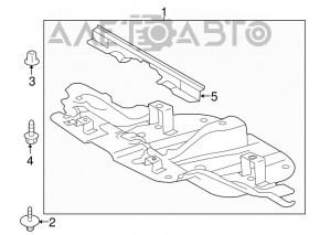 Front engine guard Toyota Sequoia 08-16