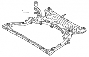 Front subframe Kia Niro 23- HEV, PHEV