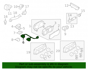 Subaru Forester 14-18 SJ Front Panel Buttons