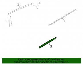 Door trim lower rear right Hyundai Ioniq 20-21 EV