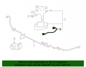 Blind Spot Sensor Wiring BSM Left Kia Forte 19-21
