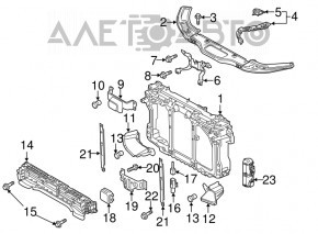 TV bar eyelash left Mazda 6 13-17