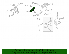Mazda CX-5 19-25 2.5T AWD Rear Engine Mount Bracket
