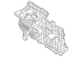 Ford Mustang Mach-E 21-25 heater housing ventilation