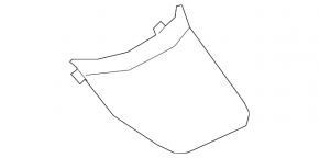 Jaguar F-Pace X761 17-17 lower steering wheel trim, R-Sport