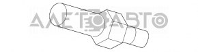 Lambda probe left second Porsche Cayenne 958 11-17 3.6