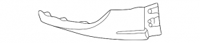Front bumper lip right Volkswagen ID.4 21-23 structure black