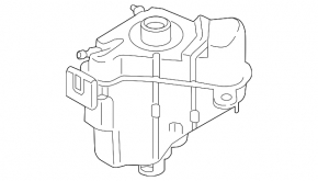 Expansion tank cooling BMW F30 17-18 B46 large