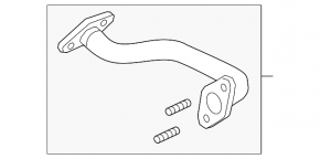 EGR pipe Honda Insight 19-22