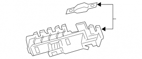 Power distributor Cadillac ATS 13- 2.5