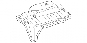 Battery cover Mercedes GLA 14-20
