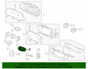 Start-stop button Honda Accord 13-17