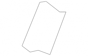 Left center pillar trim deflector Audi A6 C7 12-18 black