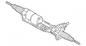 Electric steering rack for Audi A6 C7 12-18, without rods
