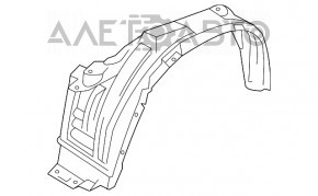 Front right fender liner Mitsubishi Outlander Sport ASX 10-17