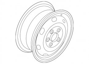 Spare tire spare wheel VW Passat 20-22 R16 135/90
